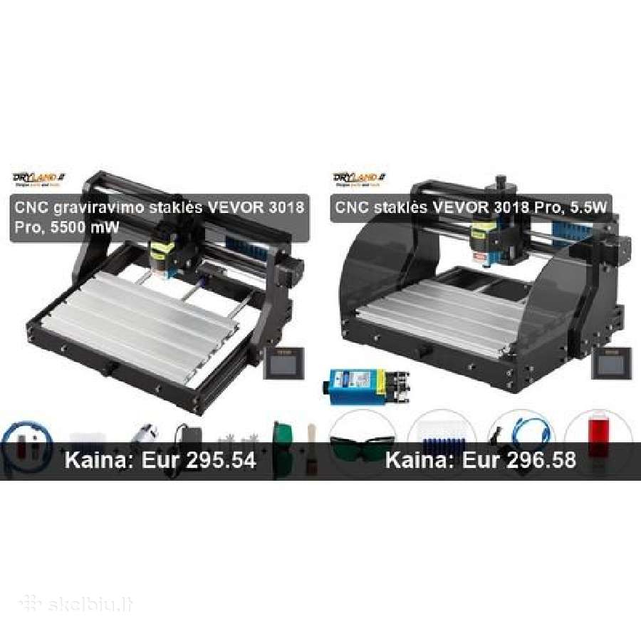 CNC frezavimo ir graviravimo staklės - nuotraukos Nr. 17