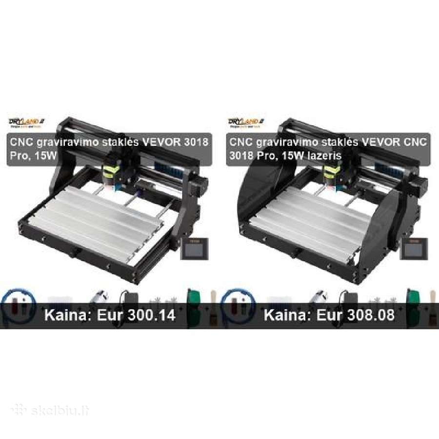 CNC frezavimo ir graviravimo staklės - nuotraukos Nr. 18
