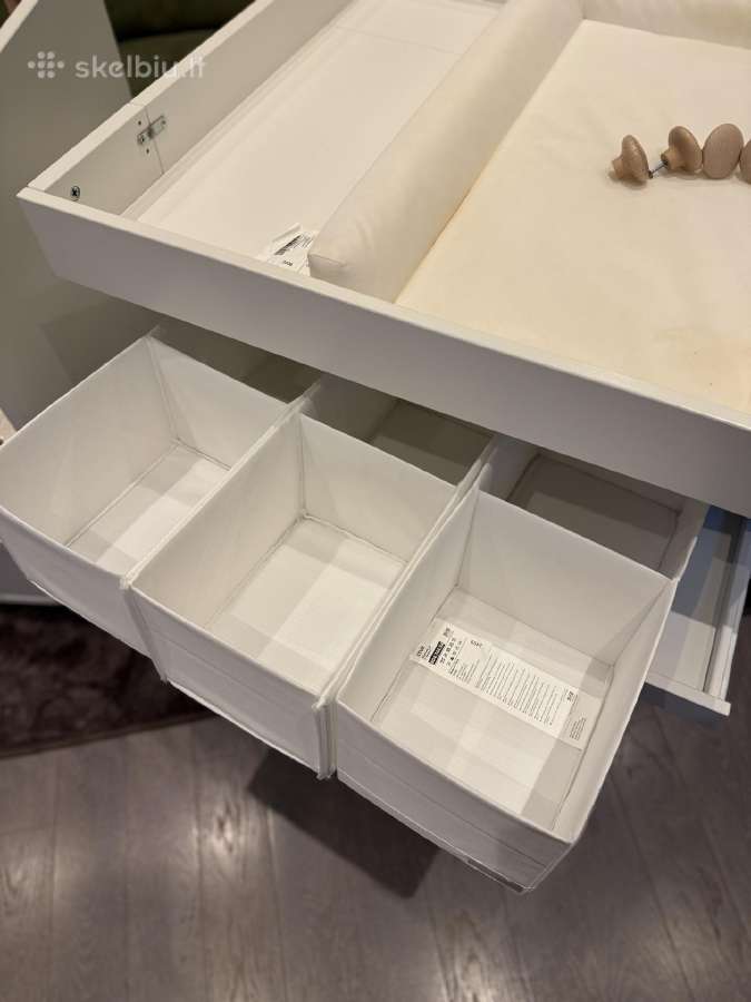 Ikea Myllra lovyte ir vystymo komoda su Lonas ciuz - nuotraukos Nr. 9