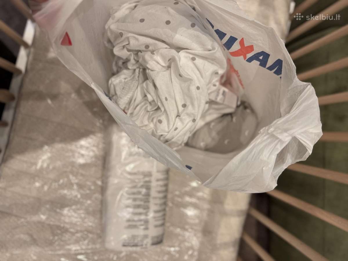 Ikea Myllra lovyte ir vystymo komoda su Lonas ciuz - nuotraukos Nr. 15