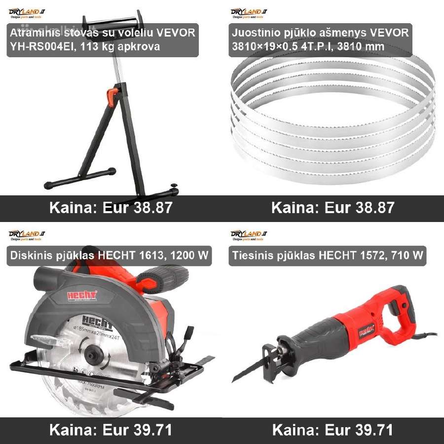 Akumuliatoriniai pjūklai ir įrankiai - nuotraukos Nr. 7