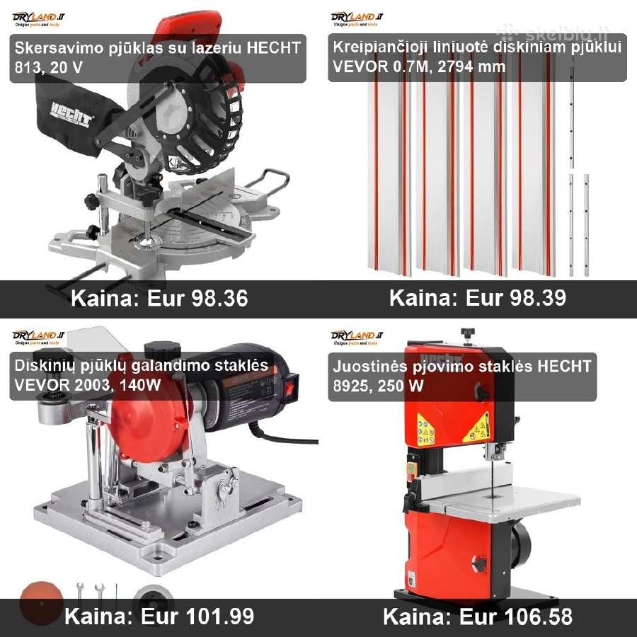 Akumuliatoriniai pjūklai ir įrankiai - nuotraukos Nr. 20