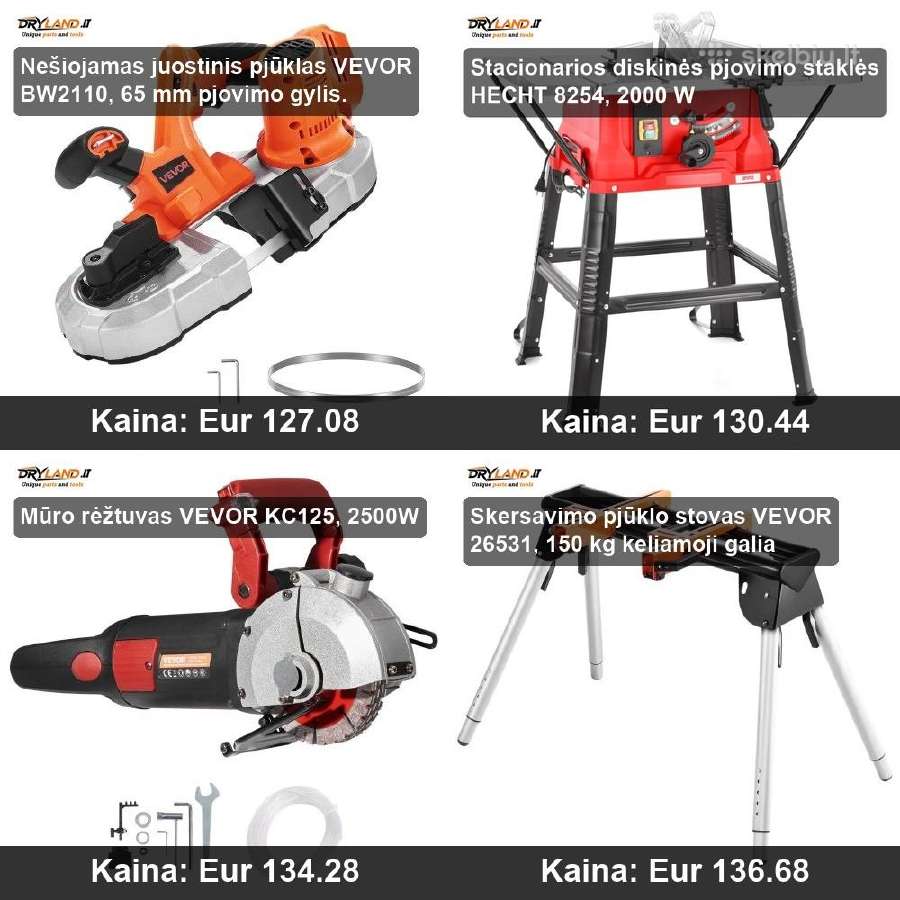 Akumuliatoriniai pjūklai ir įrankiai - nuotraukos Nr. 22