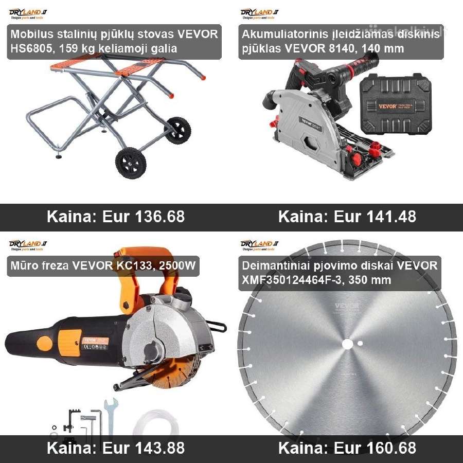 Akumuliatoriniai pjūklai ir įrankiai - nuotraukos Nr. 23