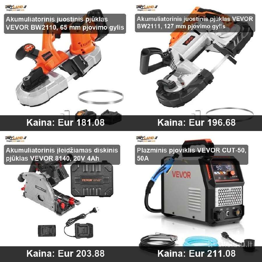 Akumuliatoriniai pjūklai ir įrankiai - nuotraukos Nr. 26