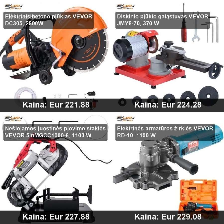 Akumuliatoriniai pjūklai ir įrankiai - nuotraukos Nr. 27