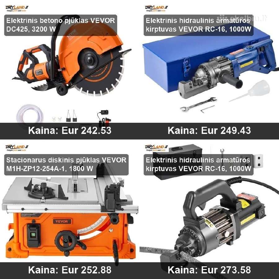 Akumuliatoriniai pjūklai ir įrankiai - nuotraukos Nr. 30