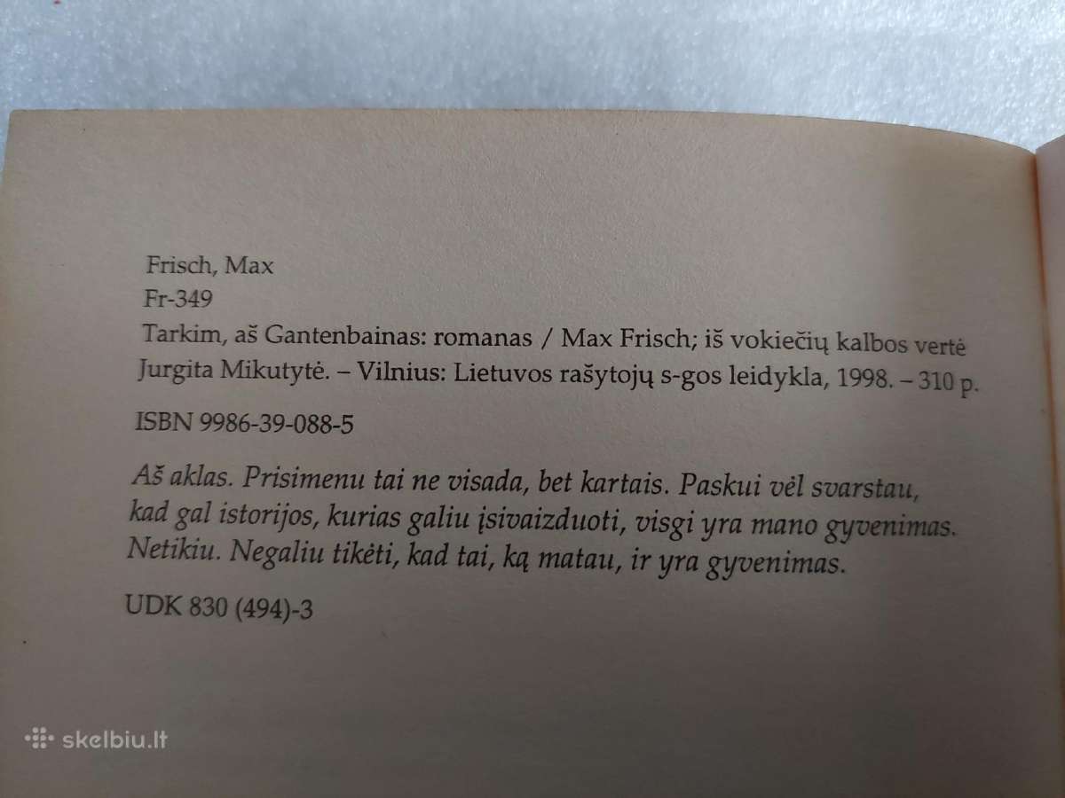 Tarkim, aš Gantenbainas - nuotraukos Nr. 3