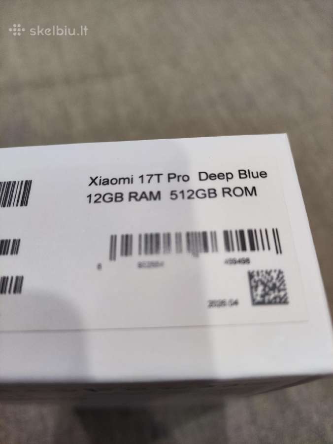 Xaomi 17t Pro, naujas, 512gb, 12 GB RAM, Deep Blue - nuotraukos Nr. 2