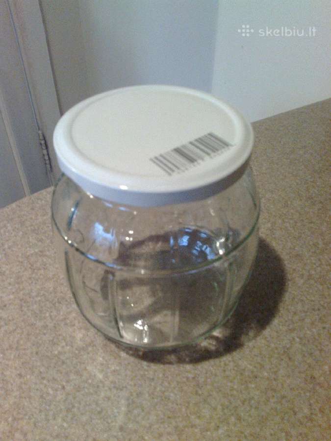 730ml užsukami stiklainiai su dangteliais - 8vnt - nuotraukos Nr. 3