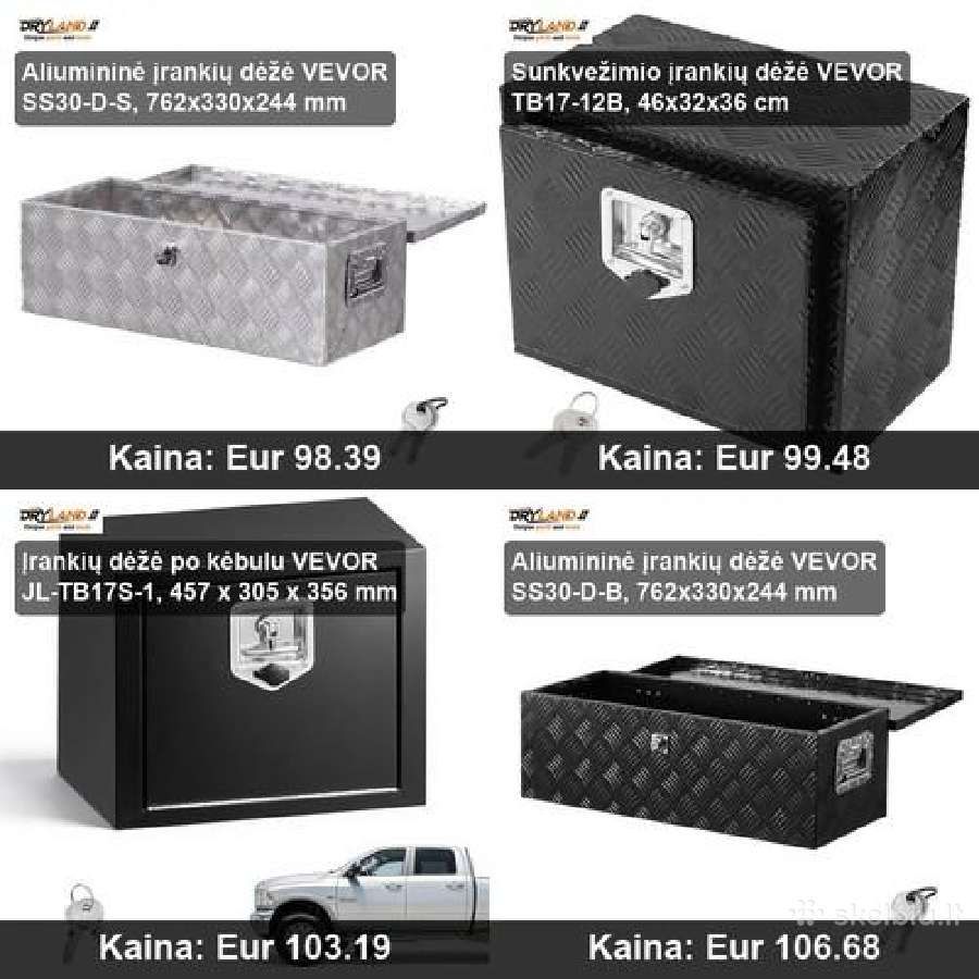 Aliumininės įrankių dėžės patikimos tvirtos - nuotraukos Nr. 8