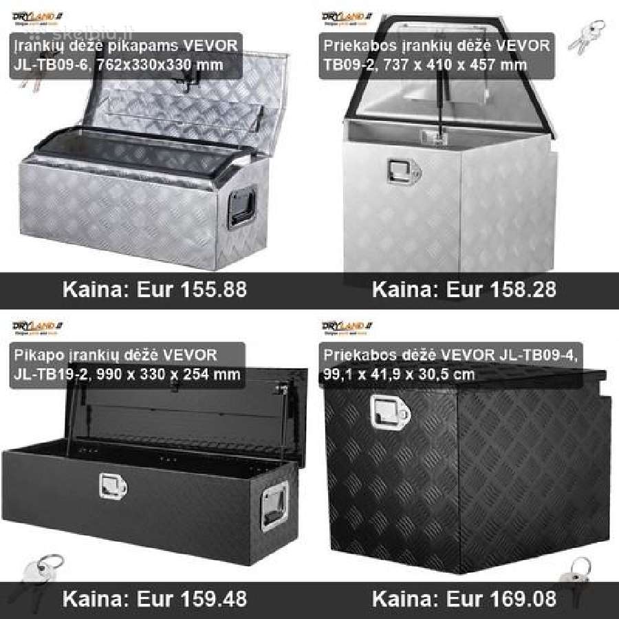 Aliumininės įrankių dėžės patikimos tvirtos - nuotraukos Nr. 15