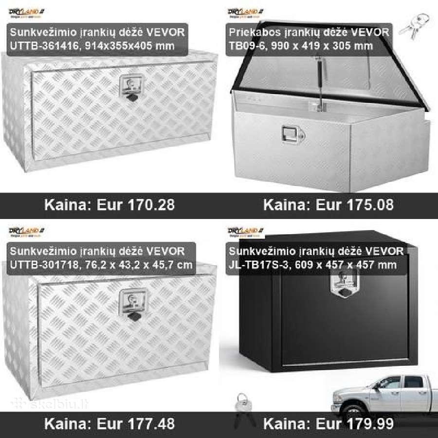 Aliumininės įrankių dėžės patikimos tvirtos - nuotraukos Nr. 16