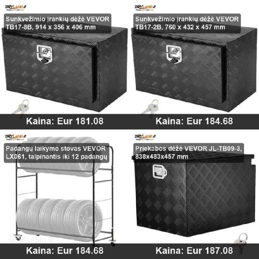 Aliumininės įrankių dėžės patikimos tvirtos - nuotraukos Nr. 17