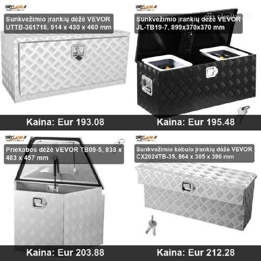 Aliumininės įrankių dėžės patikimos tvirtos - nuotraukos Nr. 18
