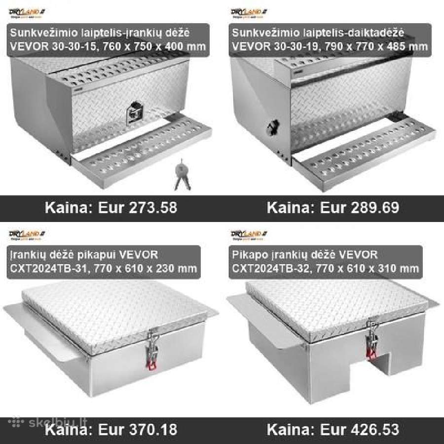 Aliumininės įrankių dėžės patikimos tvirtos - nuotraukos Nr. 22