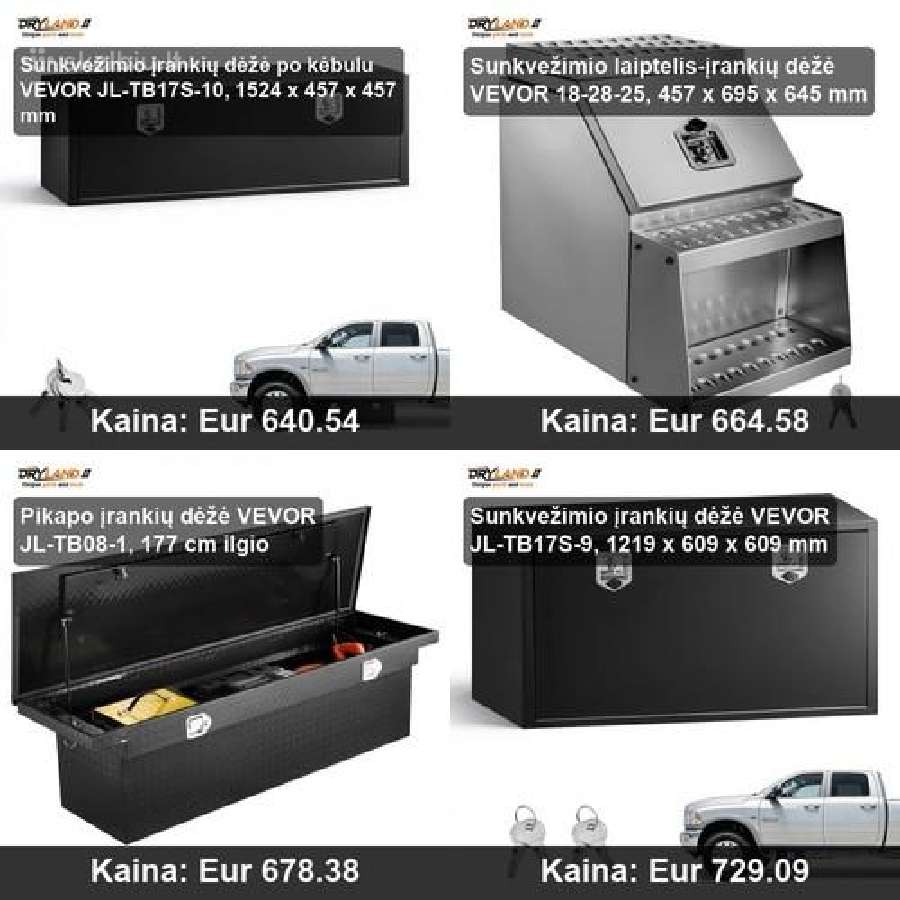 Aliumininės įrankių dėžės patikimos tvirtos - nuotraukos Nr. 26