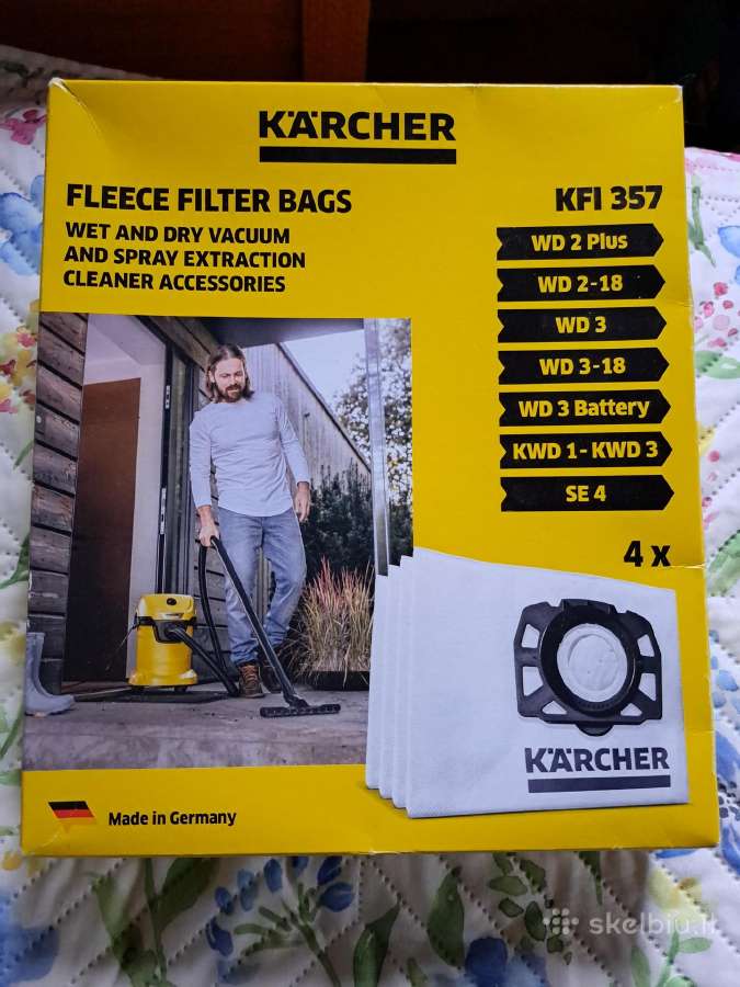 Dulkių siurblys Karcher Kwd3, visiškai nenaudotas. - nuotraukos Nr. 4