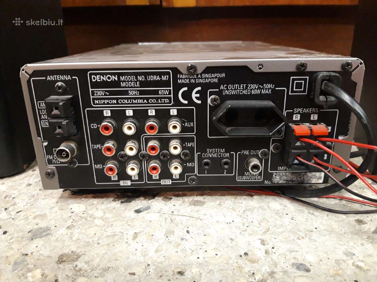Akai koloneles ir Denon udra-m7 mini resyveris - nuotraukos Nr. 3