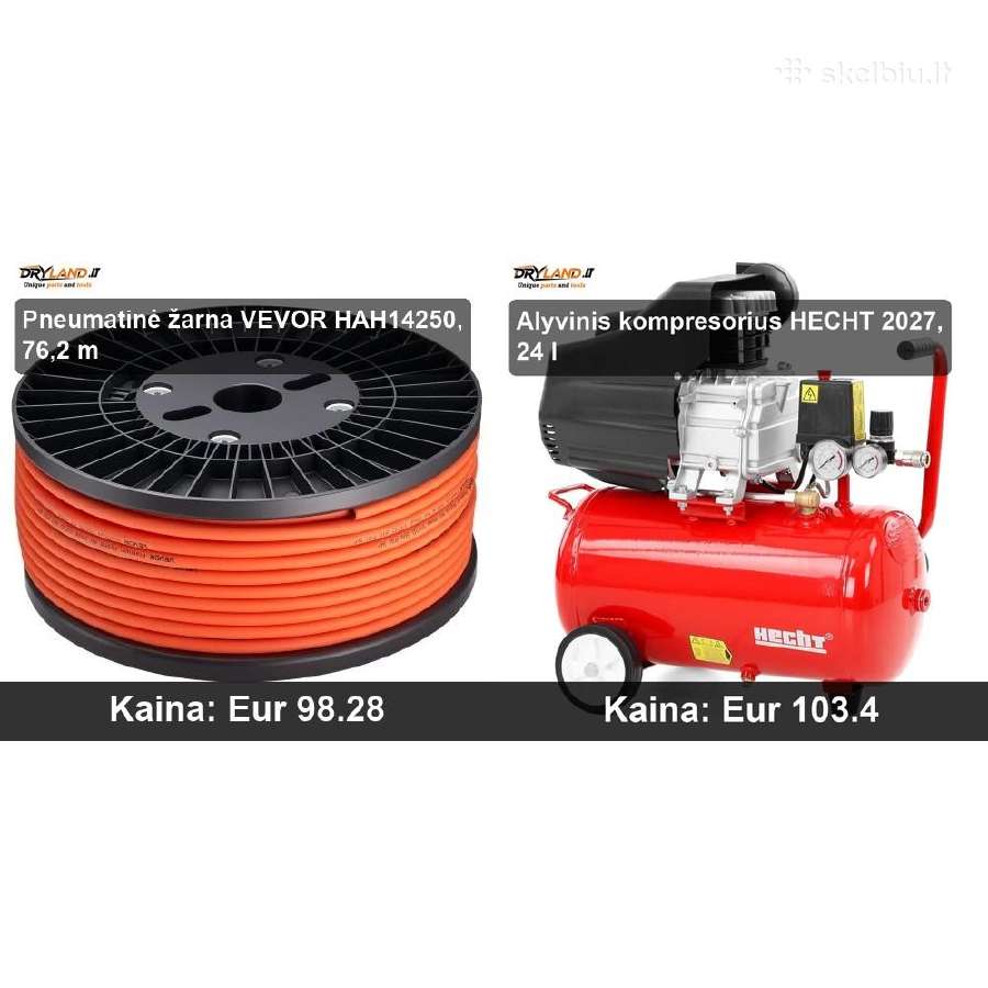 Kompresoriai, žarnos dirbtuvėms, Pcp - nuotraukos Nr. 9