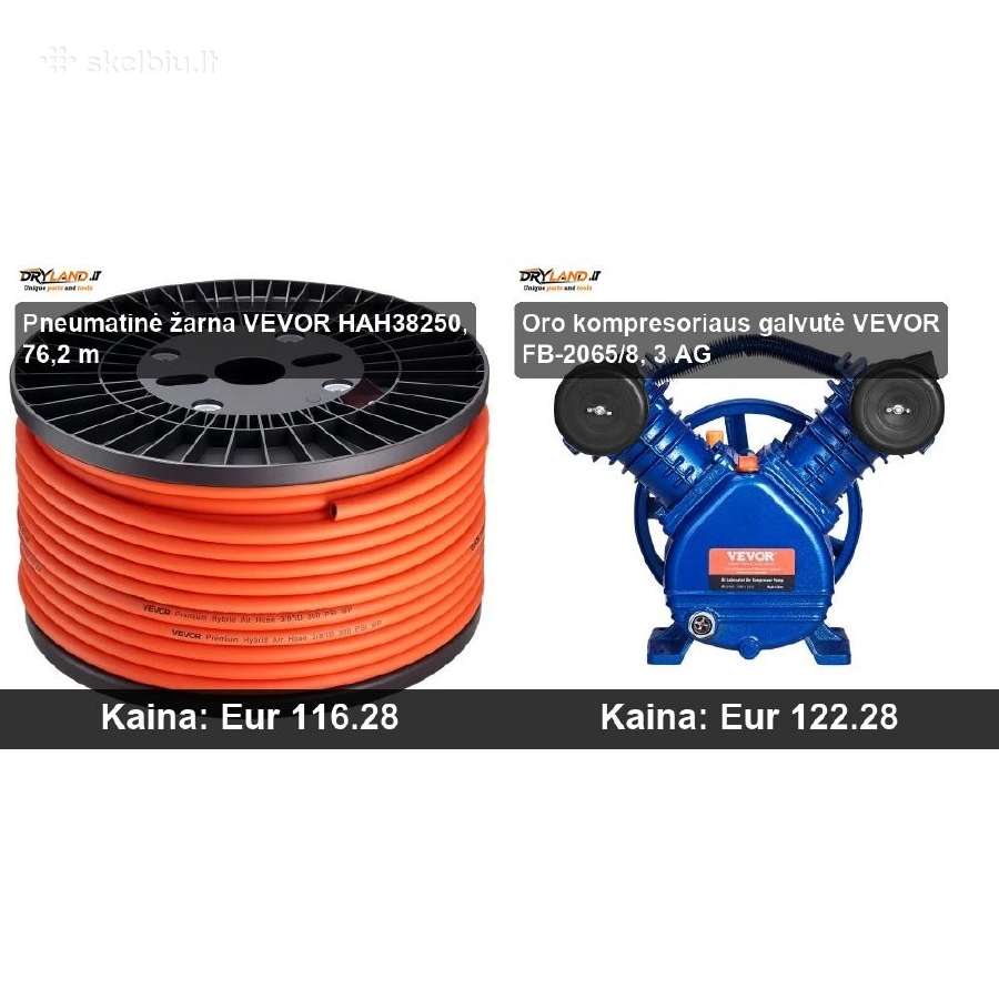 Kompresoriai, žarnos dirbtuvėms, Pcp - nuotraukos Nr. 12
