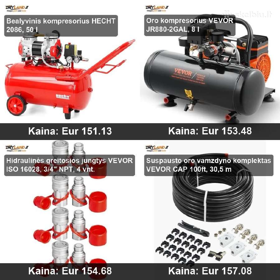 Kompresoriai, žarnos dirbtuvėms, Pcp - nuotraukos Nr. 18