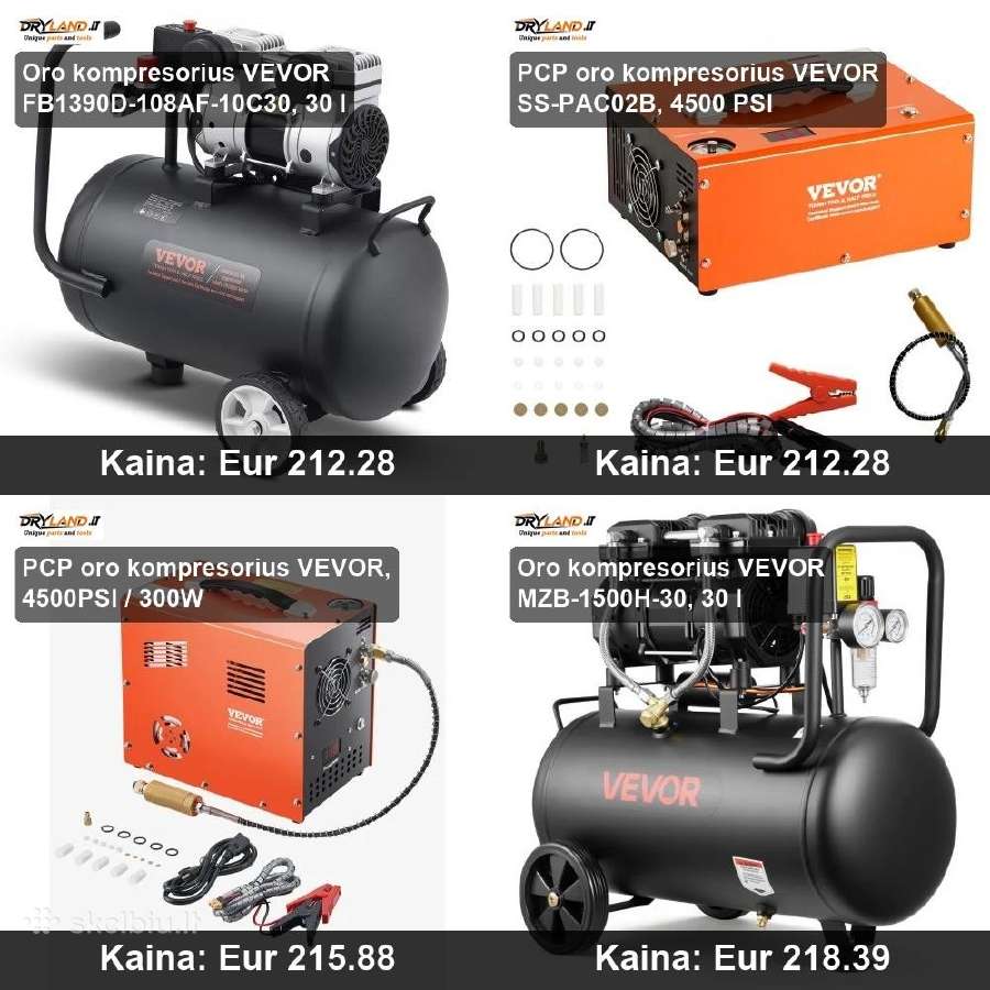 Kompresoriai, žarnos dirbtuvėms, Pcp - nuotraukos Nr. 24