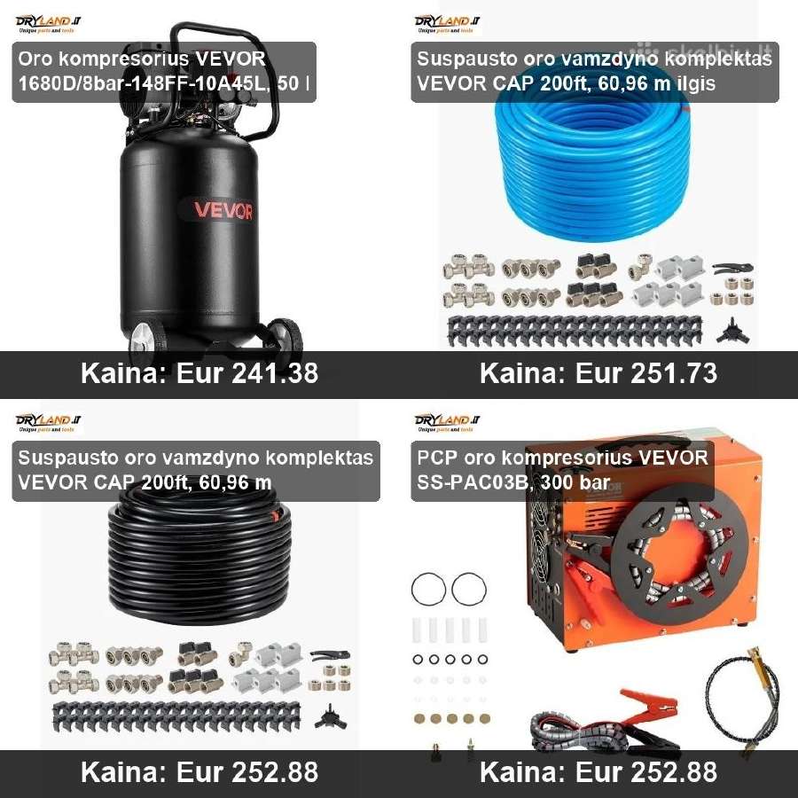 Kompresoriai, žarnos dirbtuvėms, Pcp - nuotraukos Nr. 26
