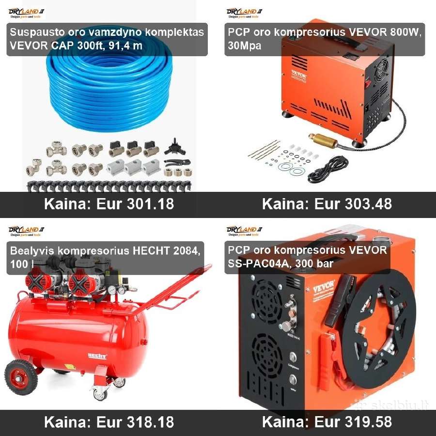 Kompresoriai, žarnos dirbtuvėms, Pcp - nuotraukos Nr. 29