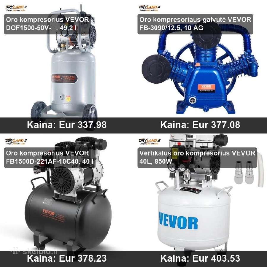 Kompresoriai, žarnos dirbtuvėms, Pcp - nuotraukos Nr. 30