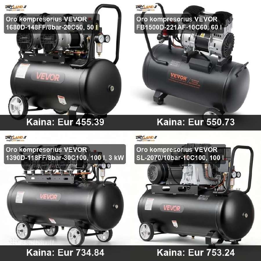 Kompresoriai, žarnos dirbtuvėms, Pcp - nuotraukos Nr. 31
