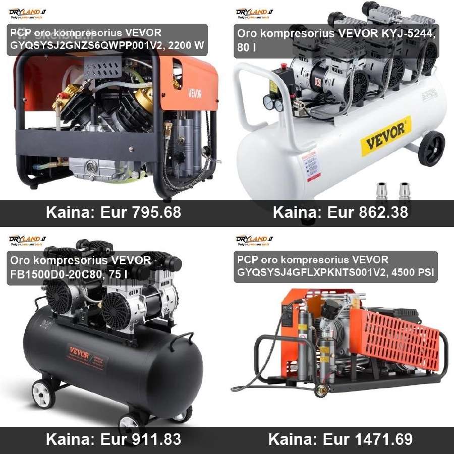 Kompresoriai, žarnos dirbtuvėms, Pcp - nuotraukos Nr. 32
