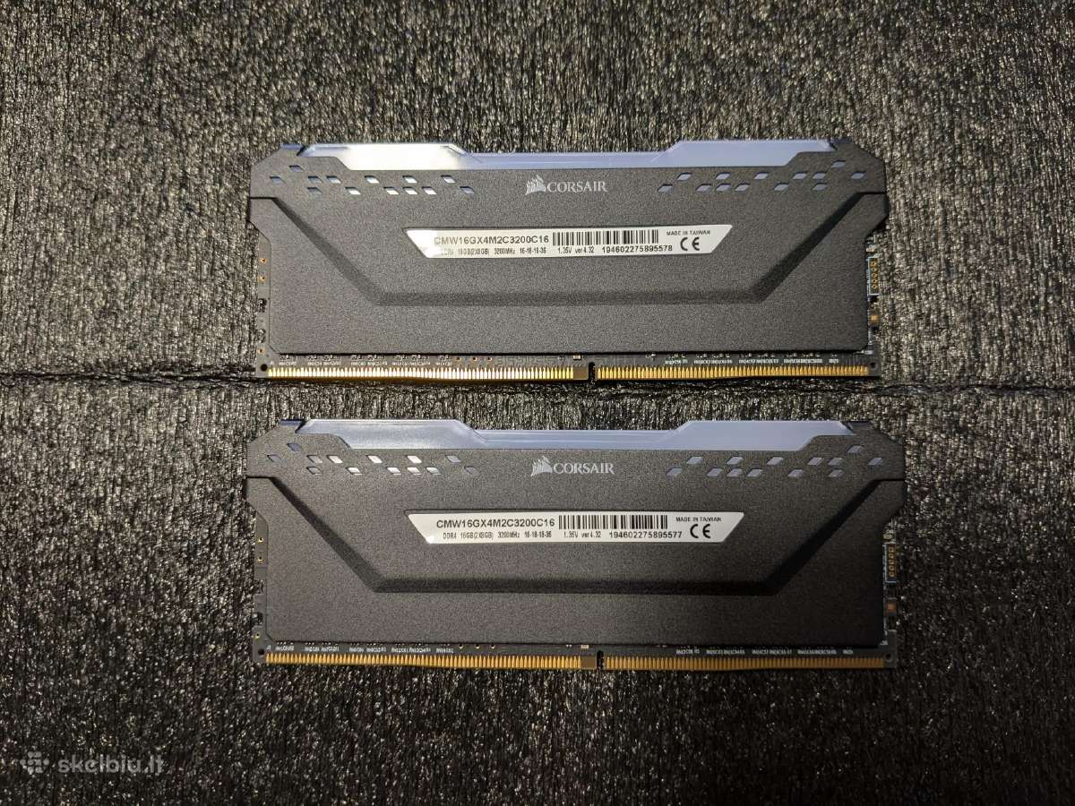 Corsair Vengeance Rgb Pro 16gb Ddr4 3200 Cl16 RAM - nuotraukos Nr. 2