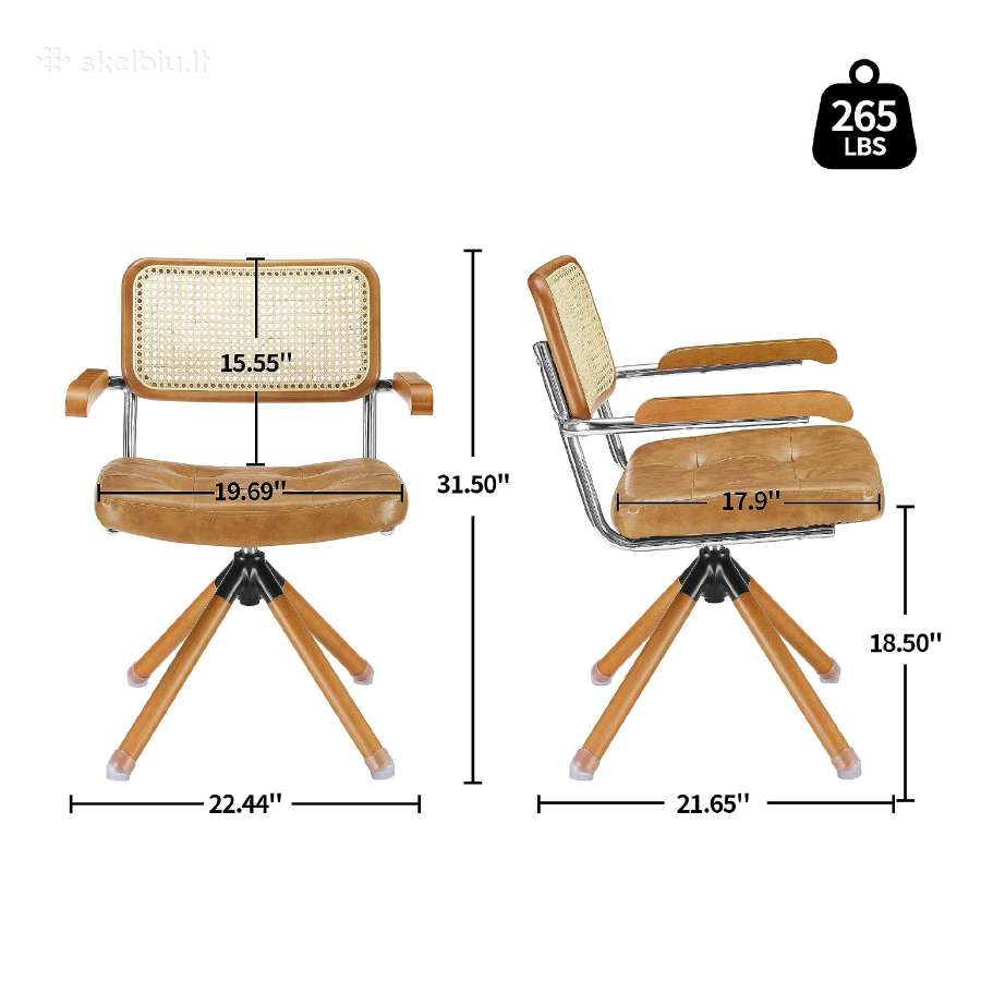 Nauja Art Leon mid century kėdė - nuotraukos Nr. 3