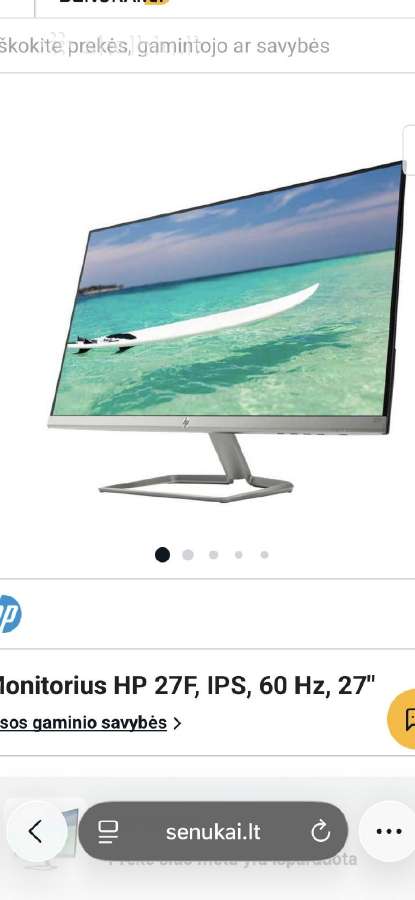 Monitorius hp27f - nuotraukos Nr. 2