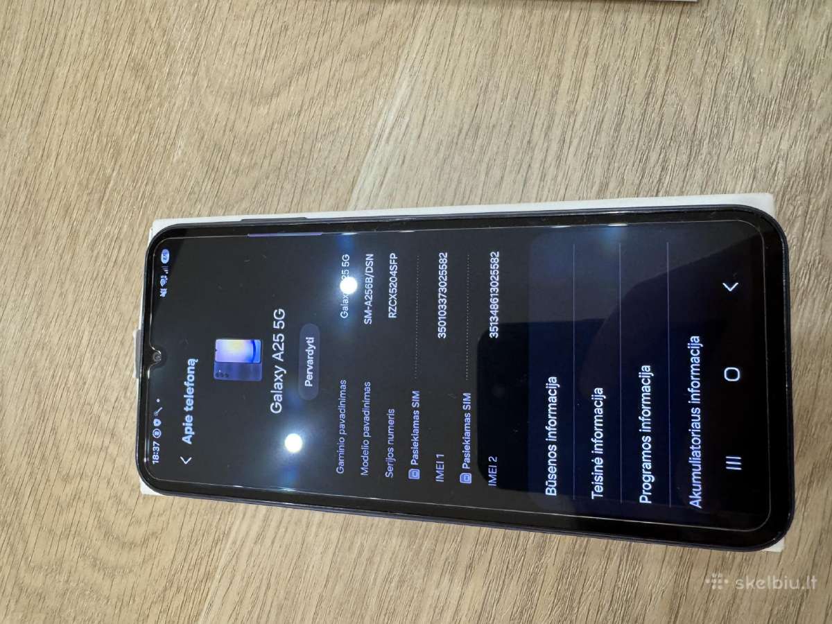 Beveik naujas Samsung A25 - nuotraukos Nr. 4