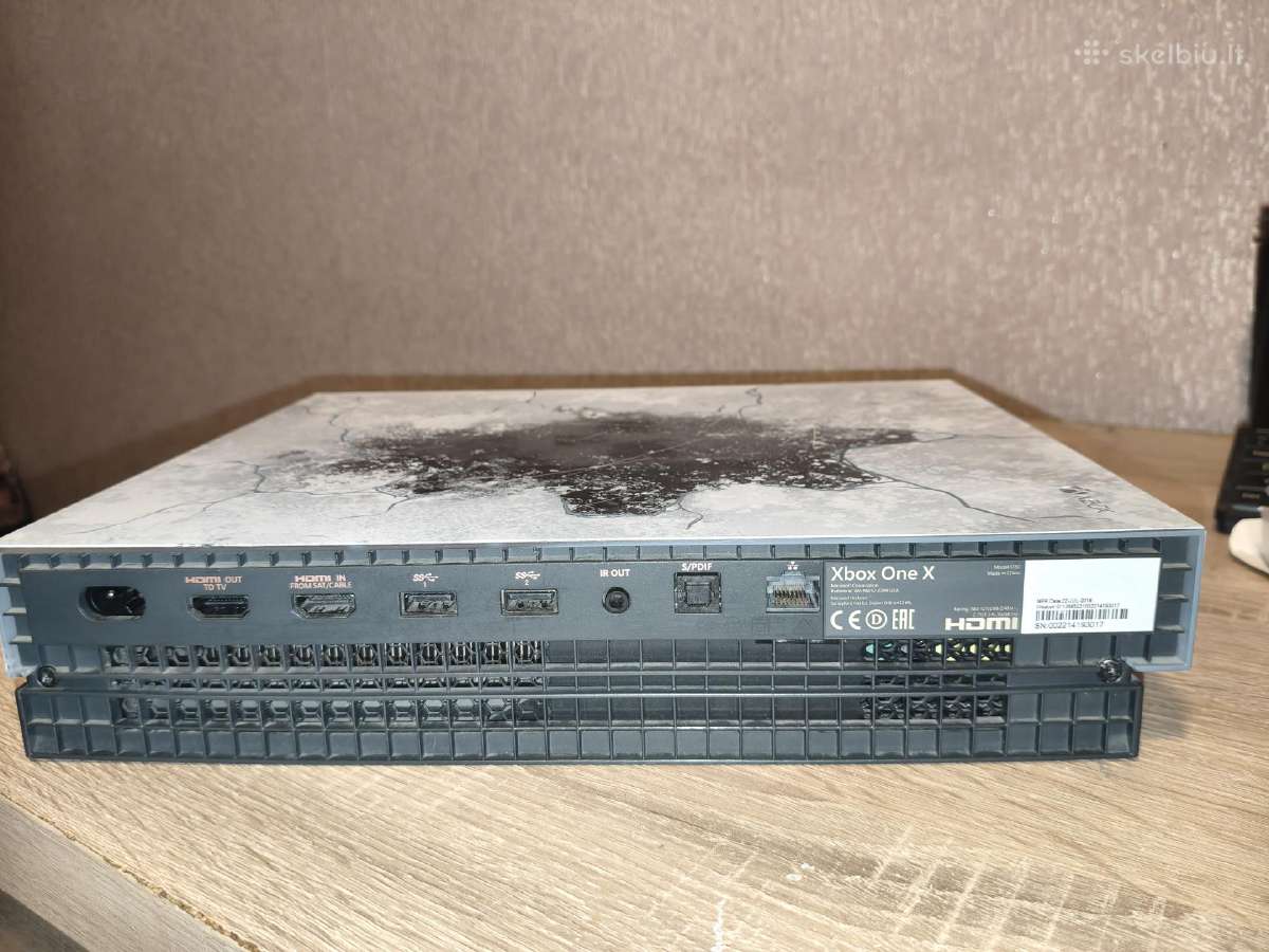 Xbox one x 1tb Gears 5 ed. + 2 pulteliai - nuotraukos Nr. 6