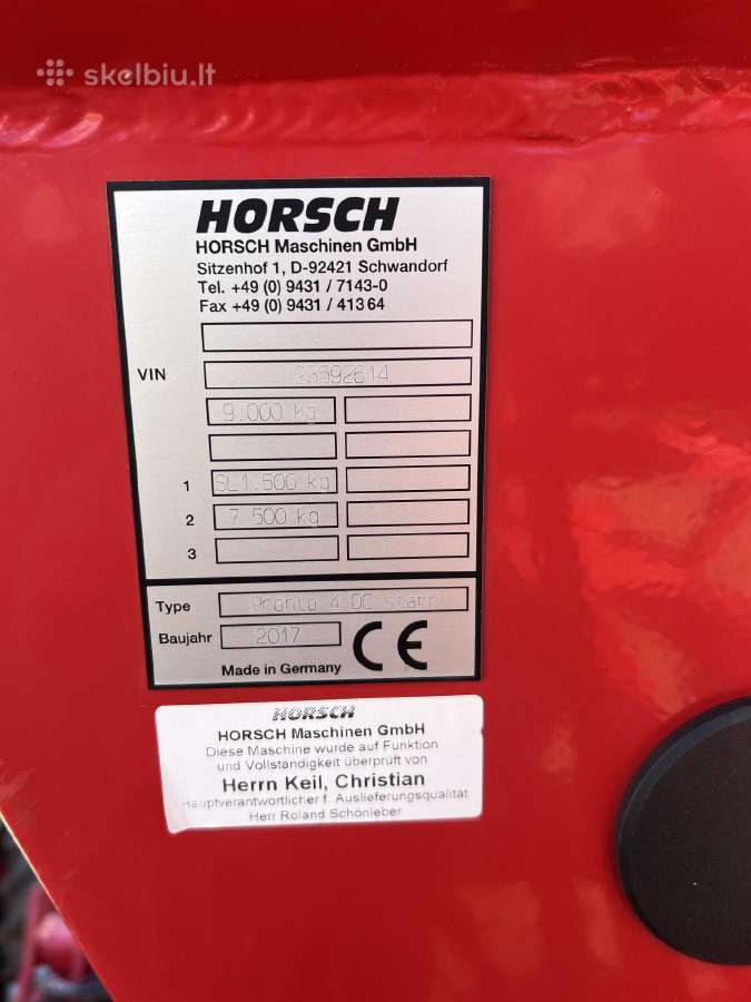 Horsch Pronto 4 Dc starr - nuotraukos Nr. 11