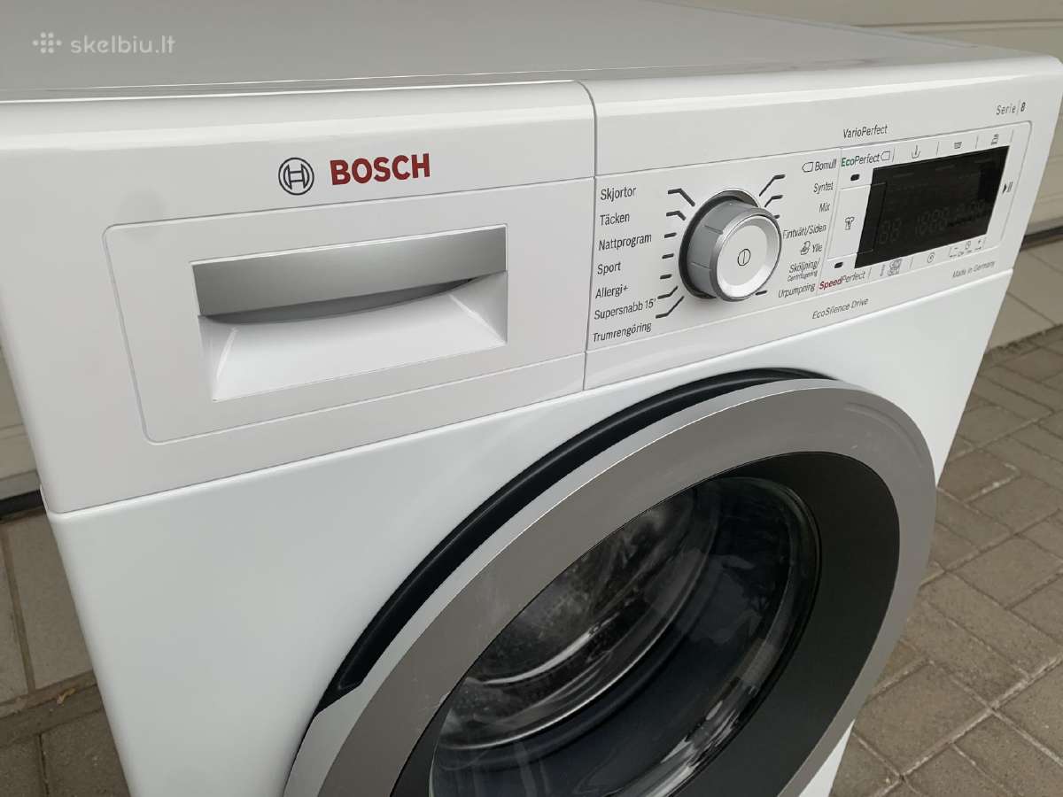 Bosch Serie8 9kg. - nuotraukos Nr. 2