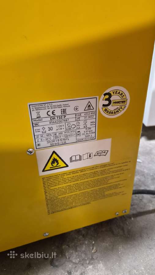 Profesionalus oro sausintuvas Master Dh 732 P - nuotraukos Nr. 5