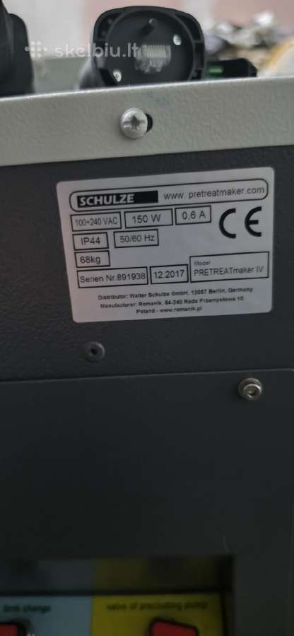 Schulze Pretreat maker Iv - nuotraukos Nr. 3