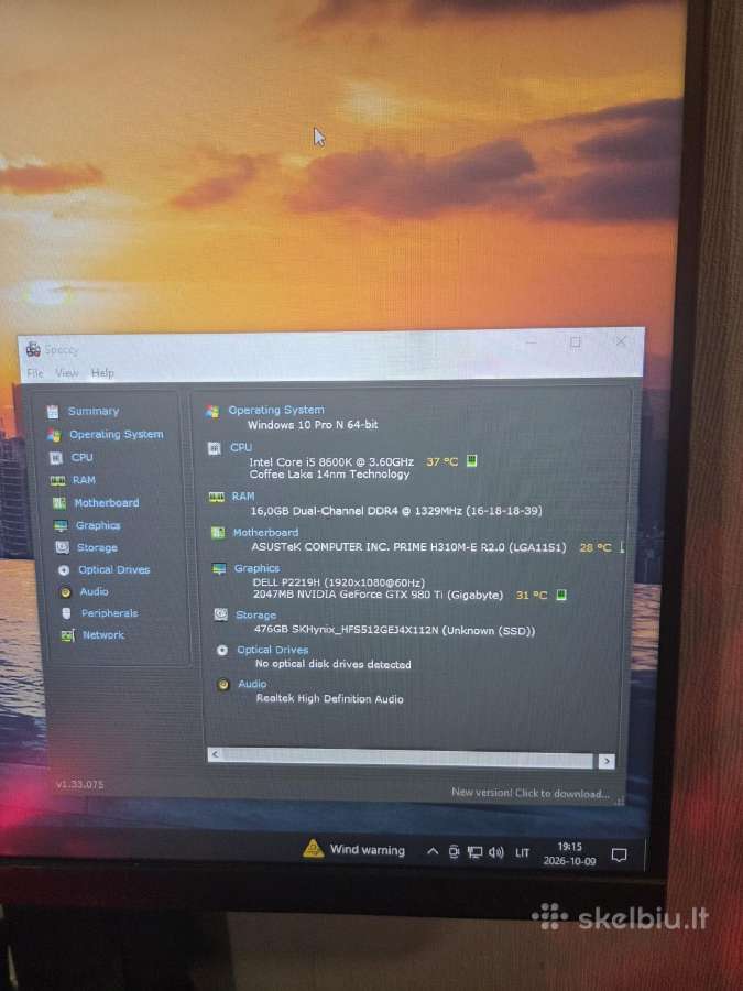 Tvarkinga I5 8600k dėžė - nuotraukos Nr. 8