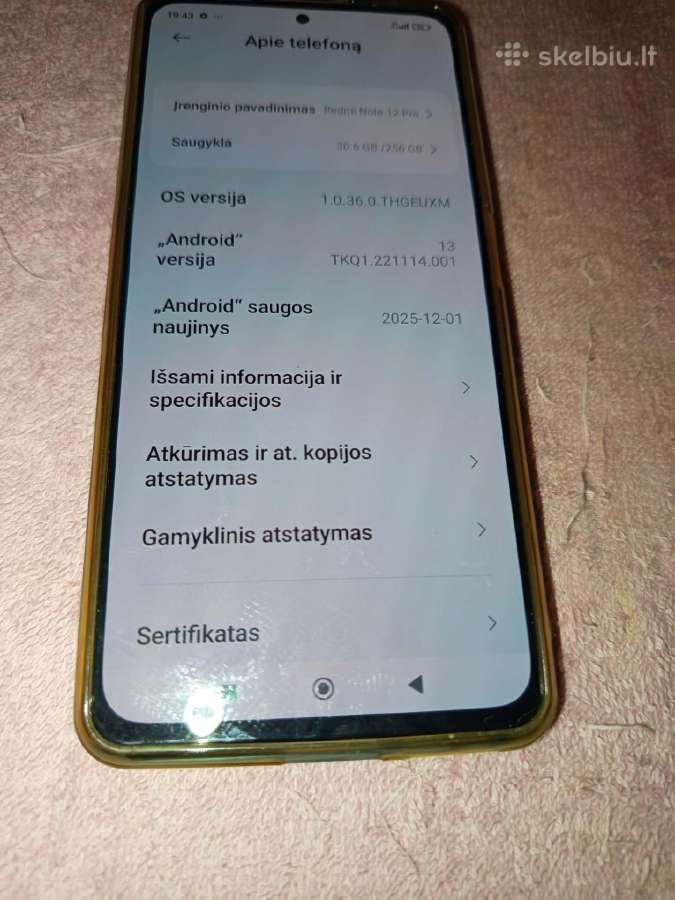 Xaomi Redmi 12 note pro - nuotraukos Nr. 3
