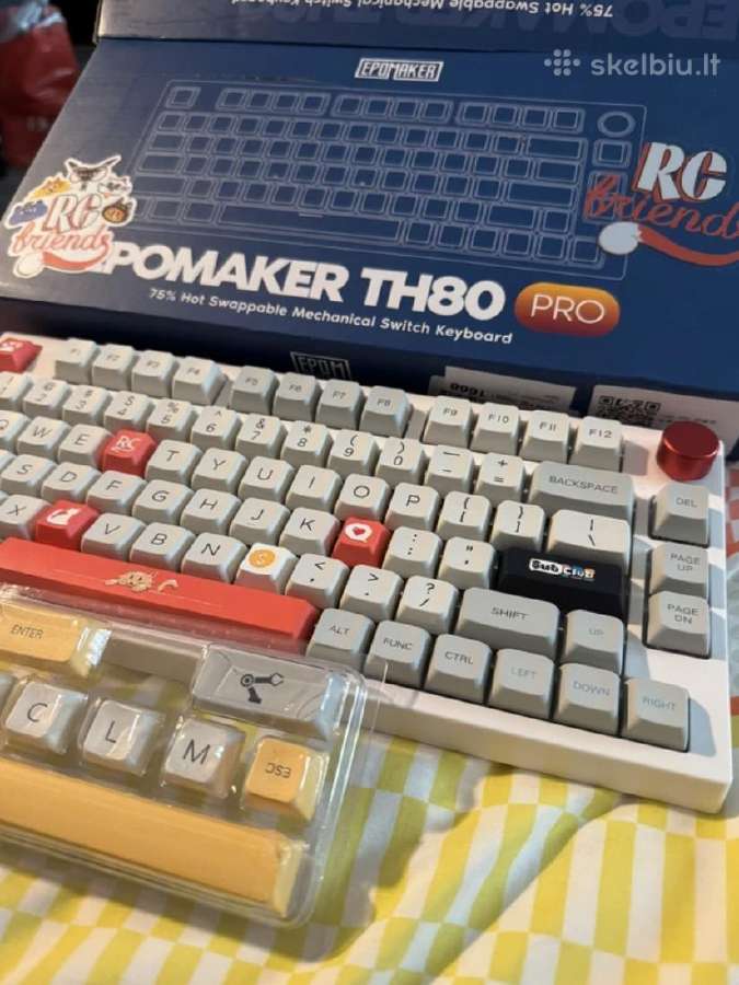 Nauja zaidimu Epomaker Th80 Pro klaviatura - nuotraukos Nr. 7