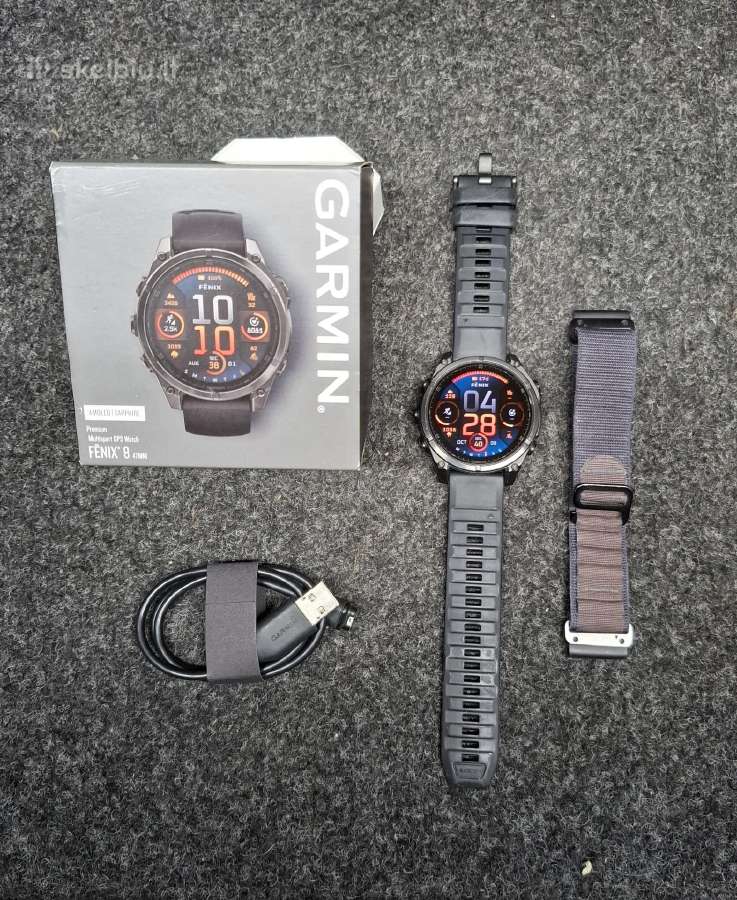 Garmin fenix 8 sapphire amoled - nuotraukos Nr. 7