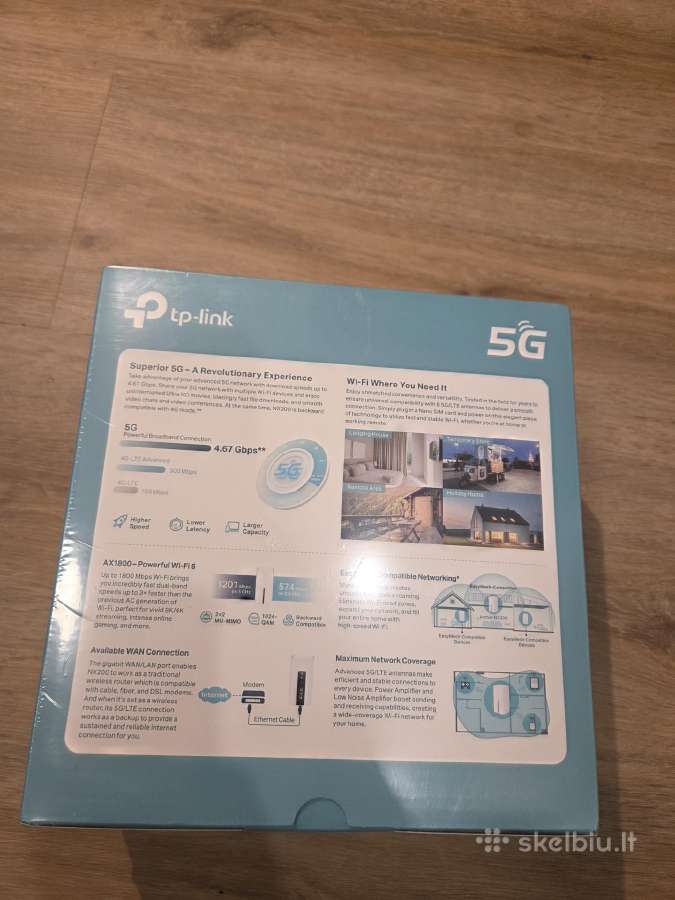 Tp-link Tl-wr1502x Ax1500 Nx200 Maršrutizatorius - nuotraukos Nr. 6