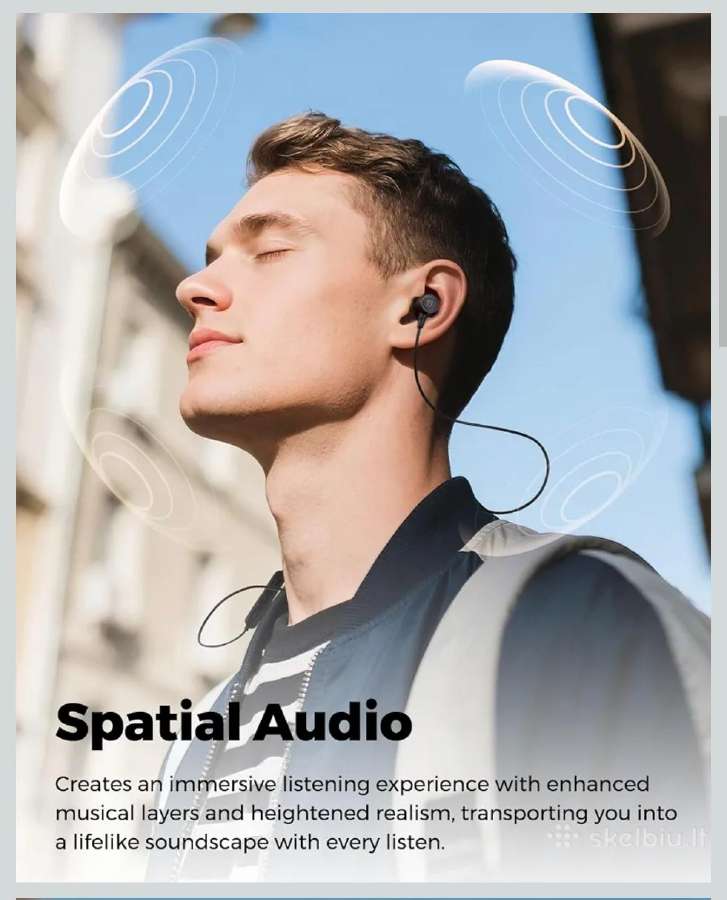 Soundpeats sportinės bluetooth ausinės - nuotraukos Nr. 2