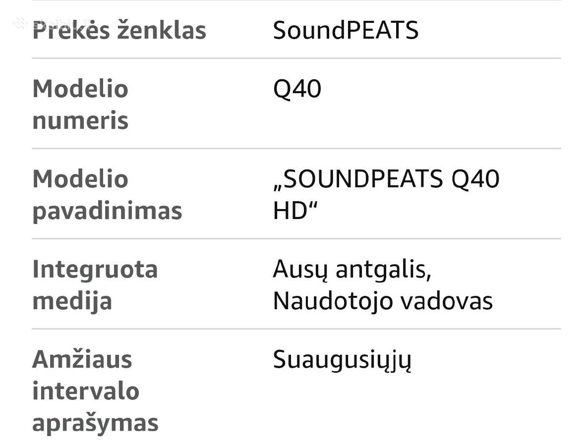 Soundpeats sportinės bluetooth ausinės - nuotraukos Nr. 7