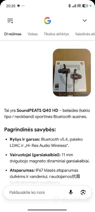 Soundpeats sportinės bluetooth ausinės - nuotraukos Nr. 9
