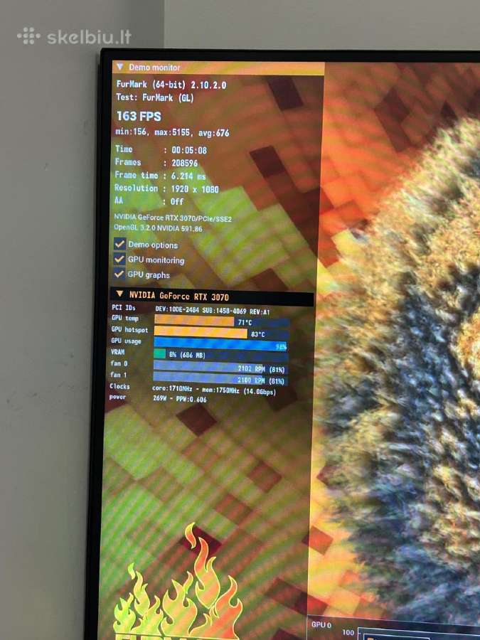 Gigabyte Aorus Rtx 3070 Master 8gb - nuotraukos Nr. 3